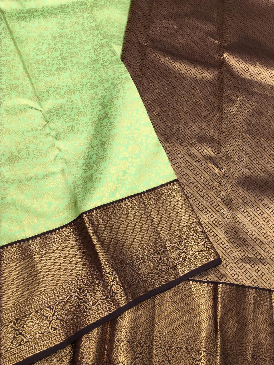 Pure Kanchipuram Broced Silk