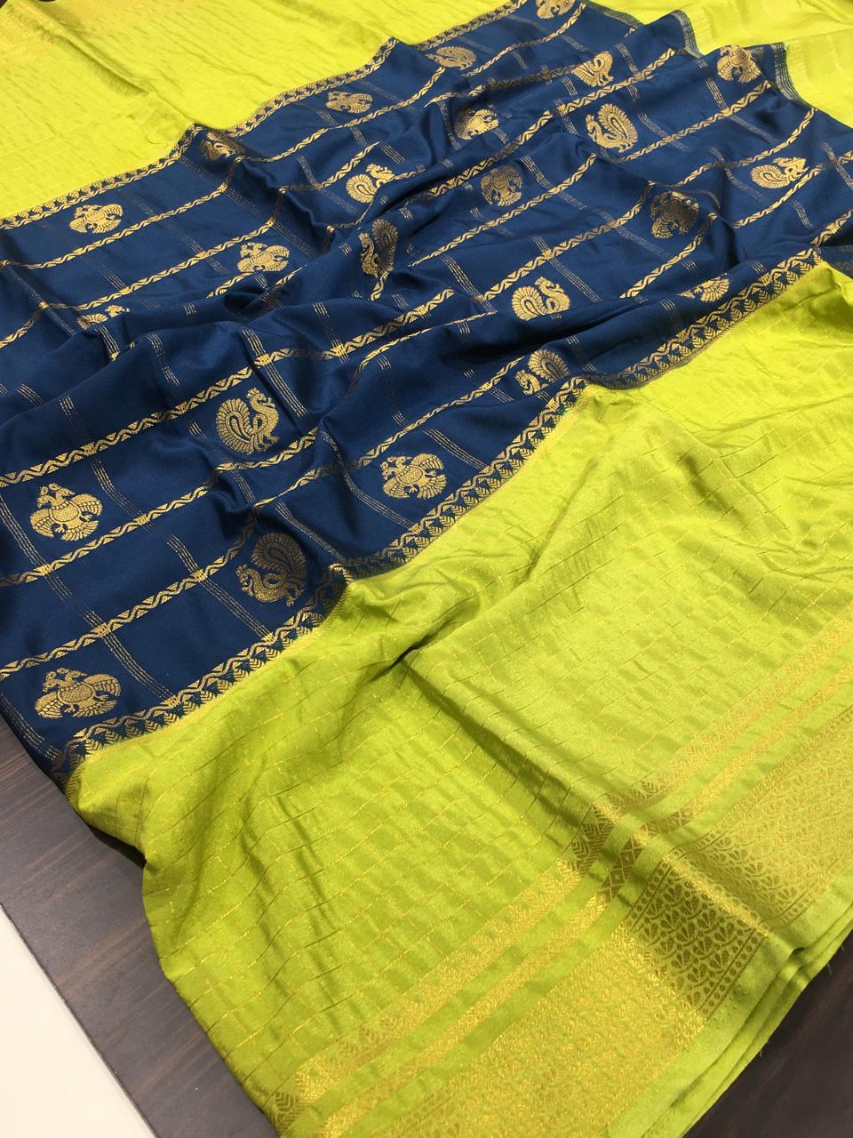 Semi Mysore Crape Silk