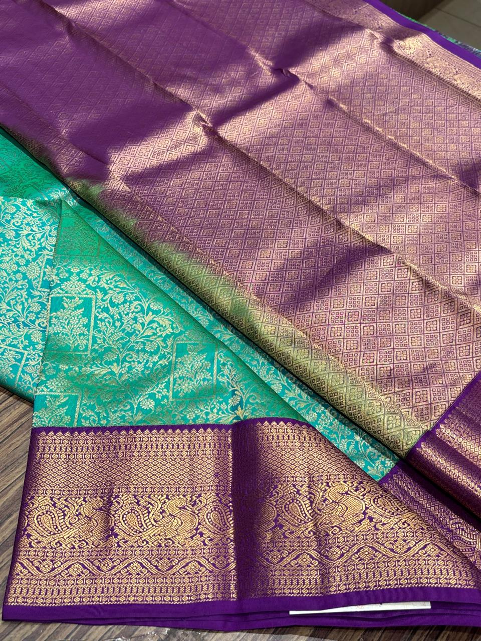 Pure Kanchipuram Broced Silk