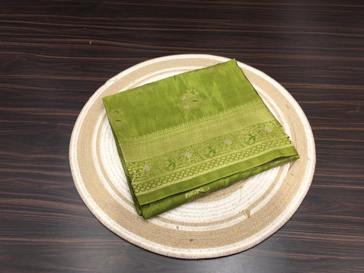 Satin Meena Crepe Saree