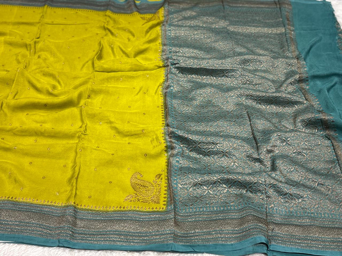 Semi Kaddi Banarasi Saree
