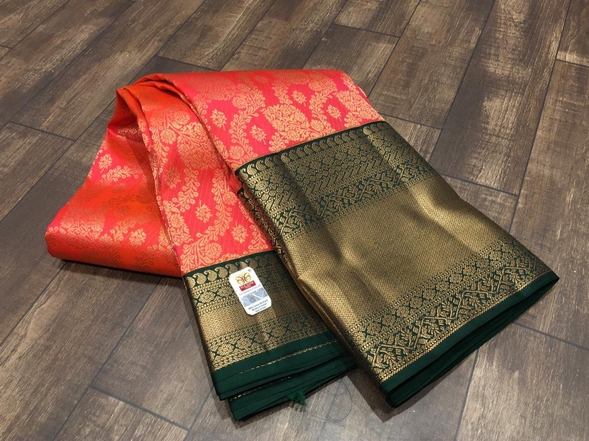 Pure Kanchipuram Broced Silk