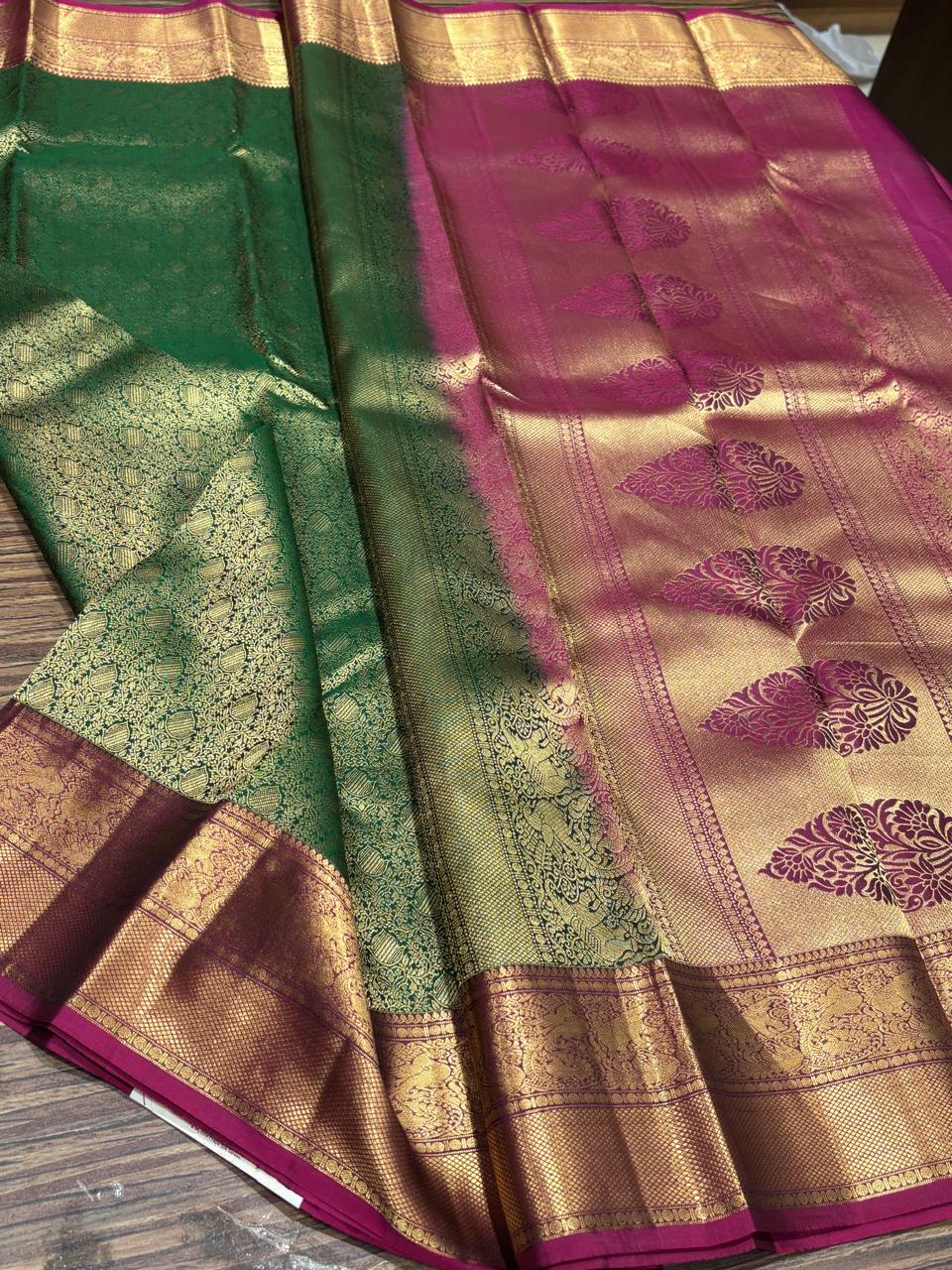Pure Kanchipuram Broced Silk