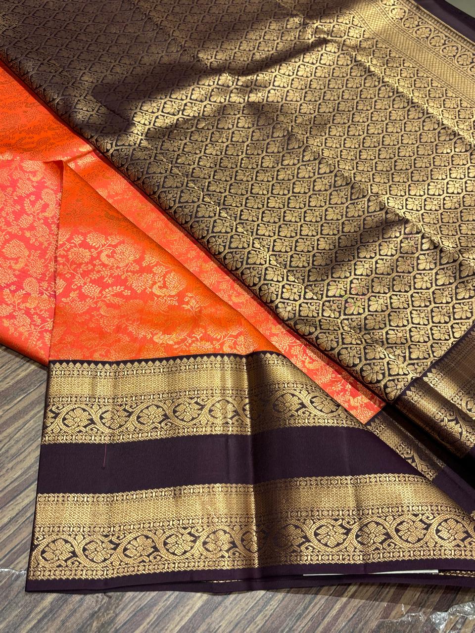 Pure Kanchipuram Broced Silk