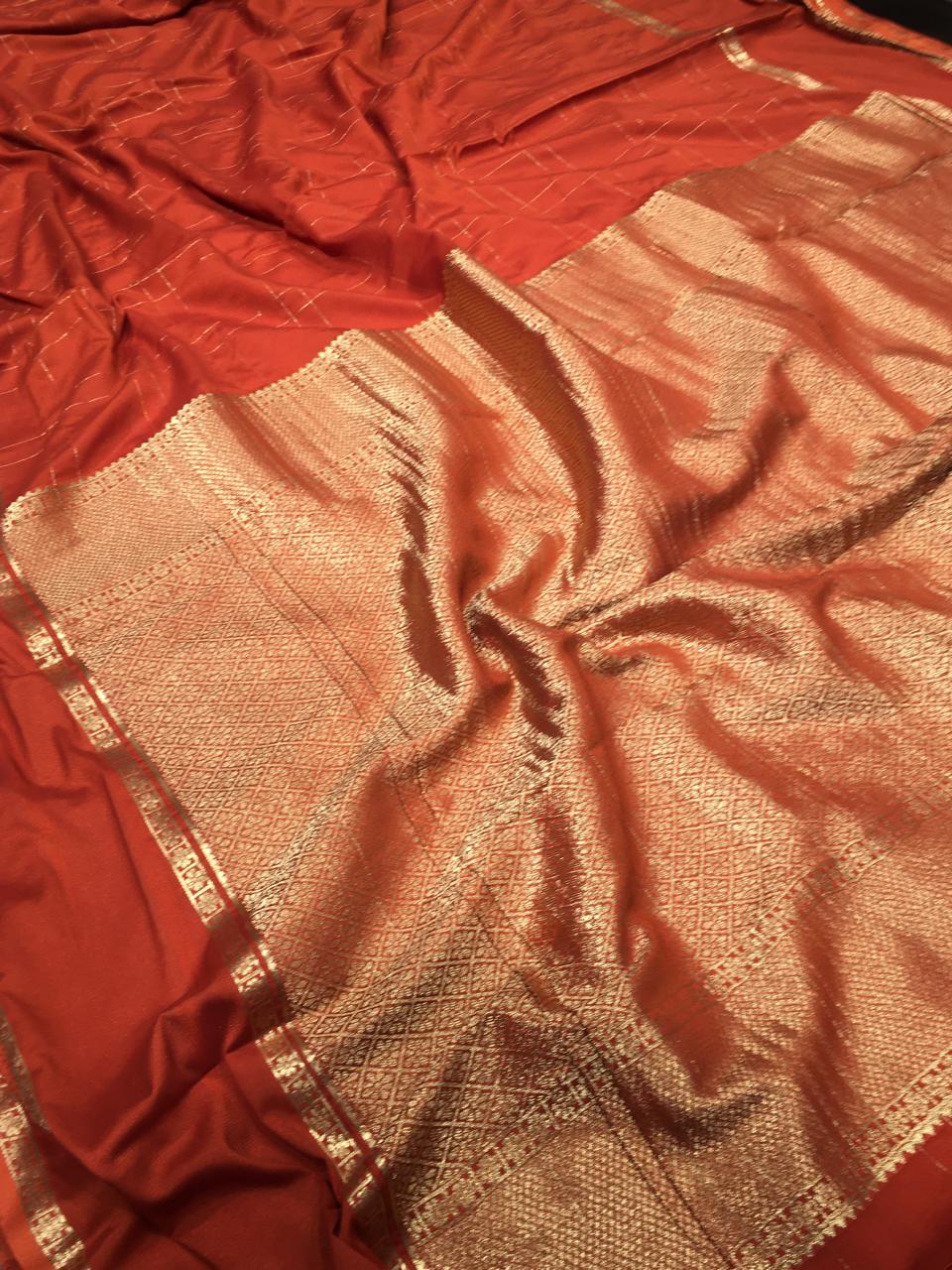 Semi Mysore Crape Silk