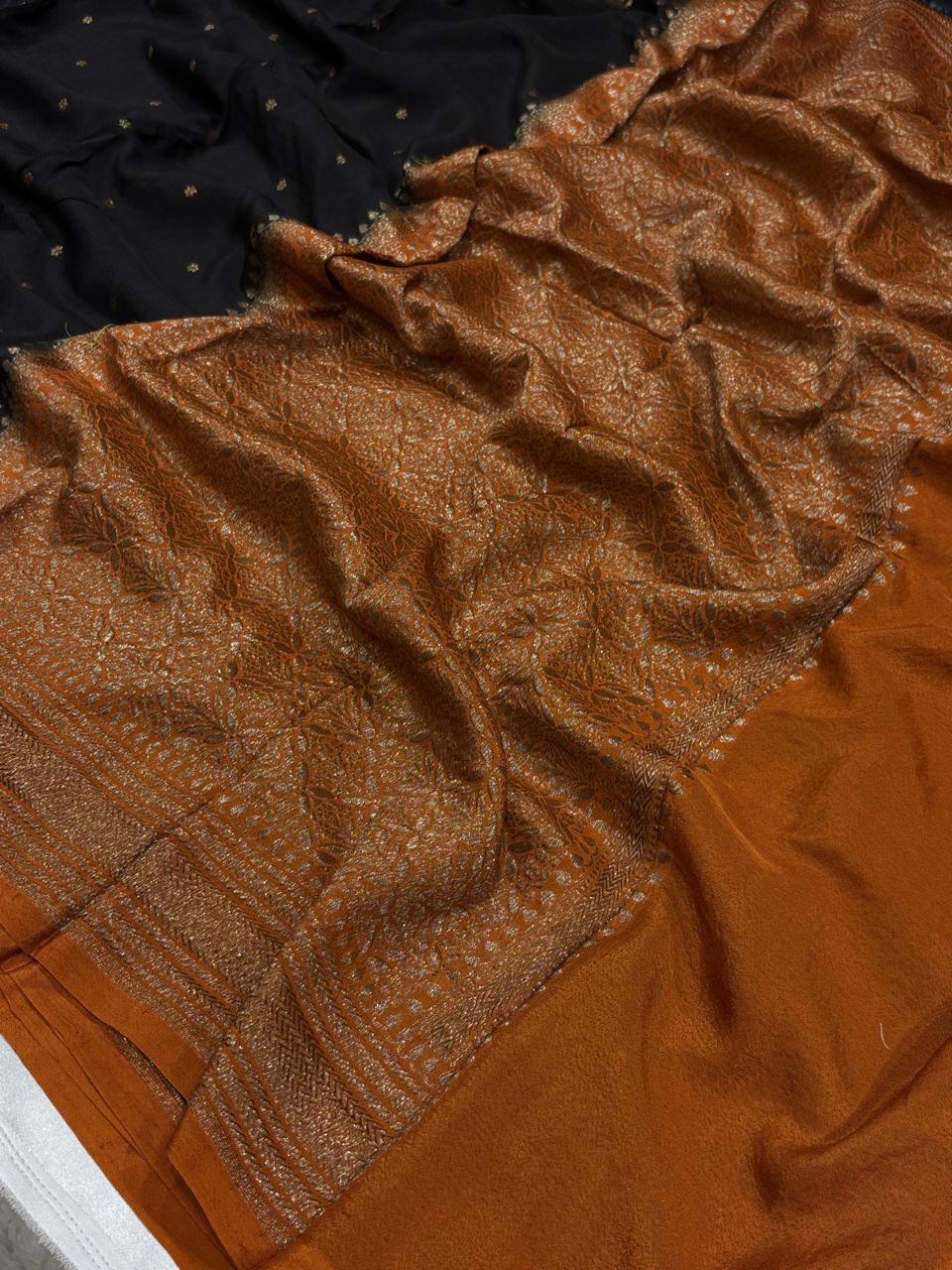 Semi Kaddi Banarasi Saree