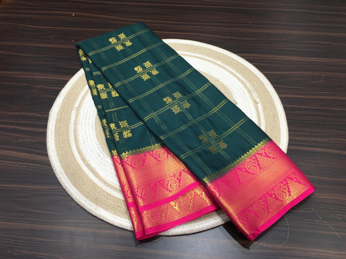 Semi Mysore Crape Silk