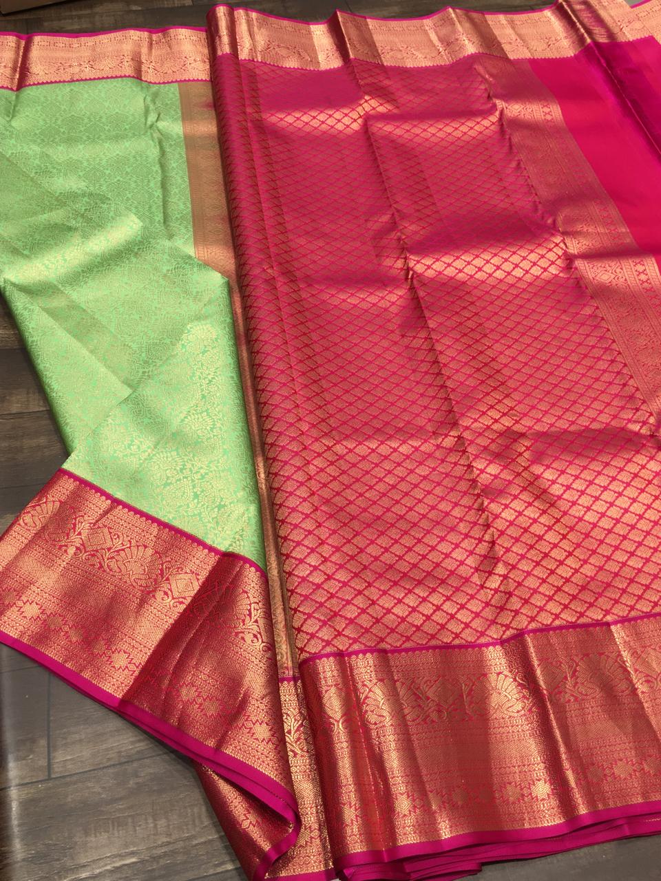 Pure Kanchipuram Broced Silk