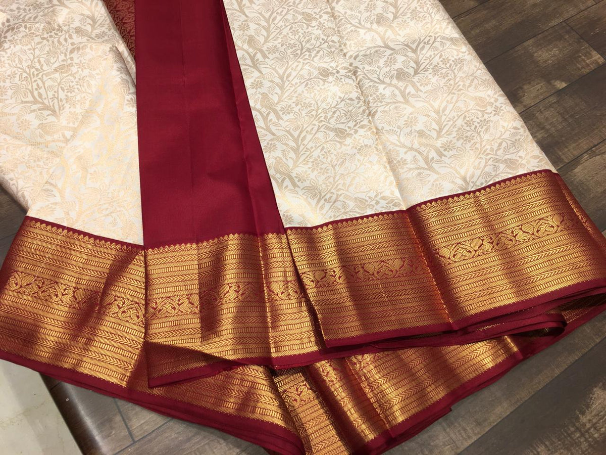 Pure Kanchipuram Broced Silk