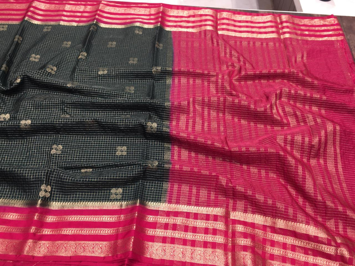 Semi Mysore Crape Silk