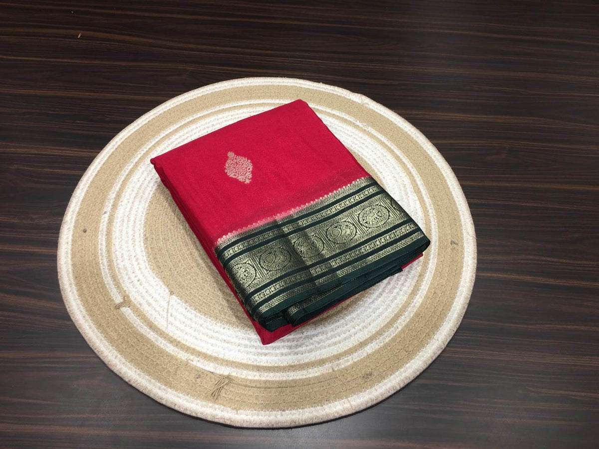 Moonga Crape Saree