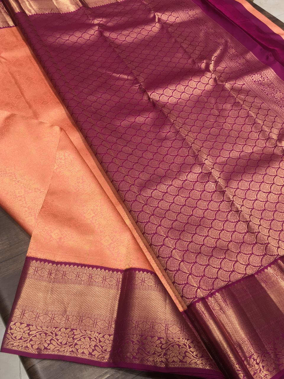 Pure Kanchipuram Broced Silk