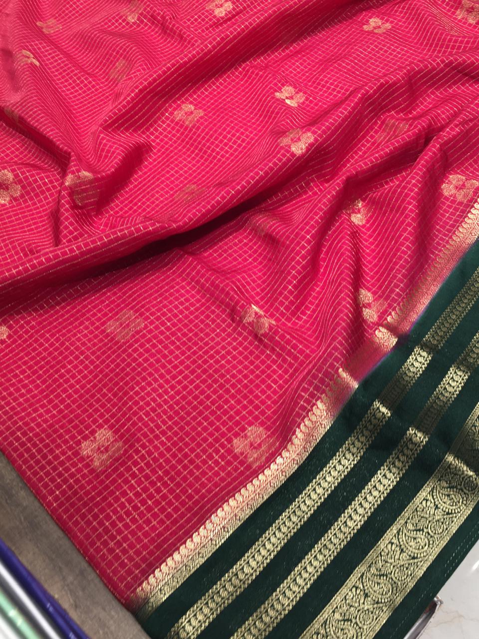 Semi Mysore Crape Silk