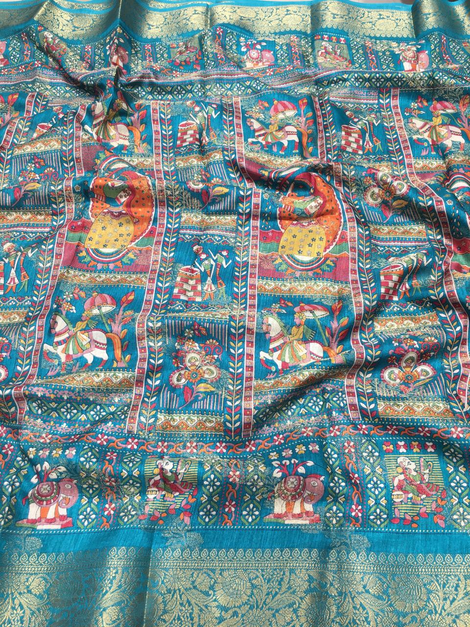Kalamkari Saree