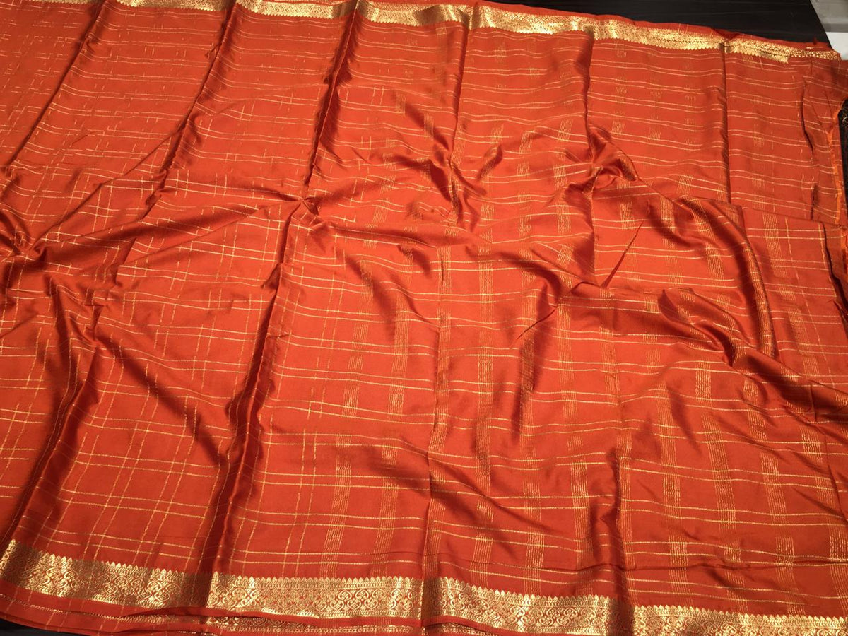 Semi Mysore Crape Silk