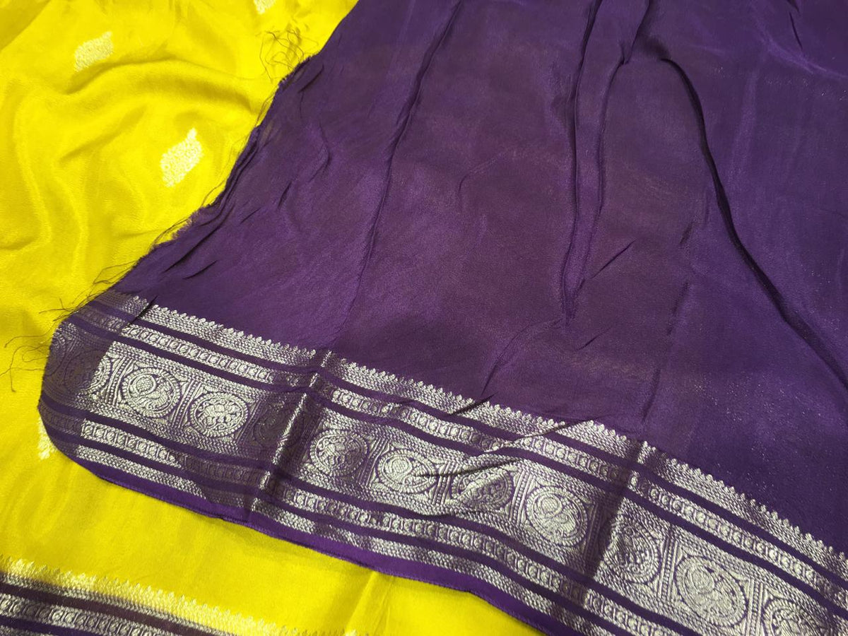 Moonga Crape Saree