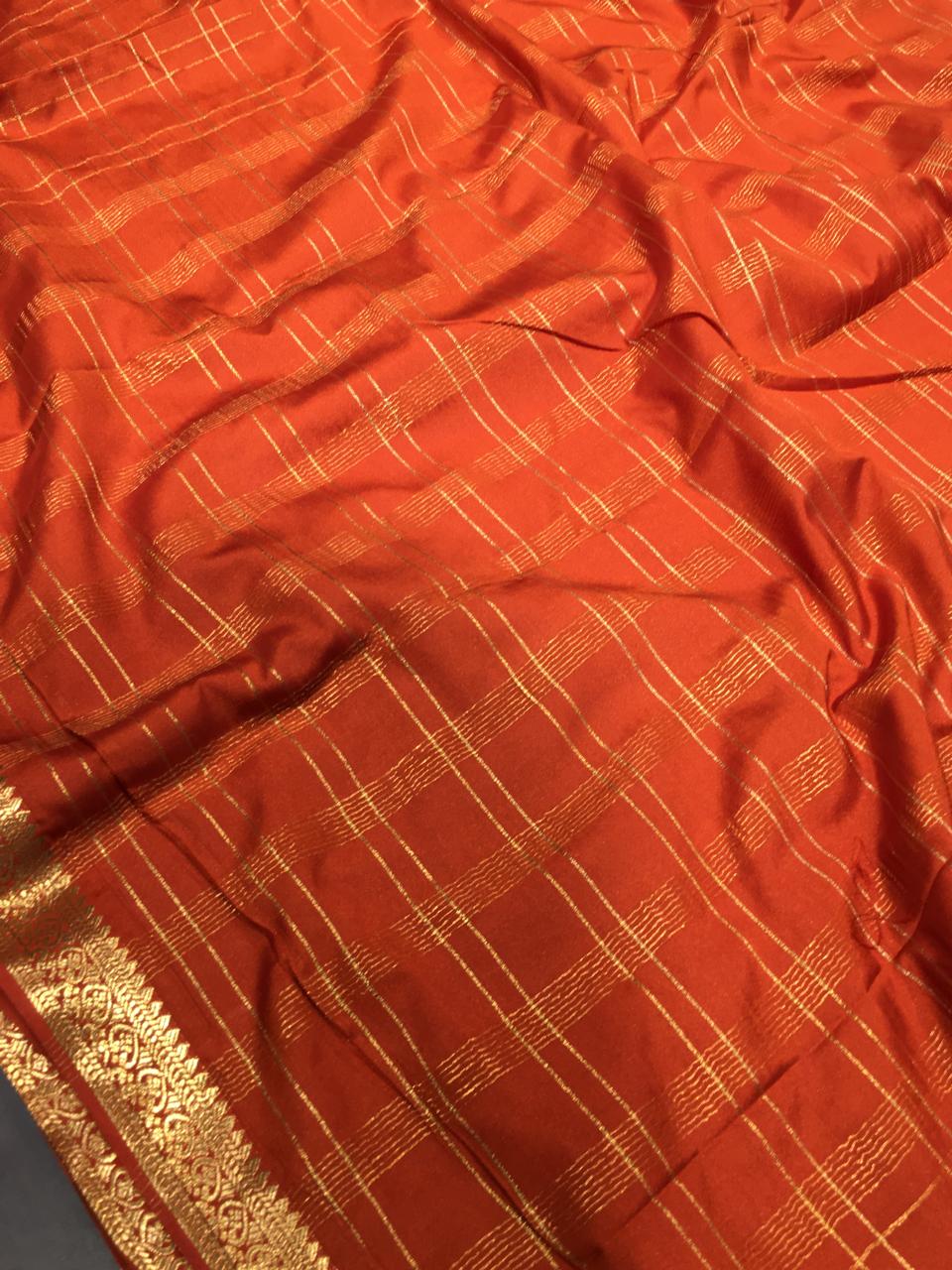 Semi Mysore Crape Silk