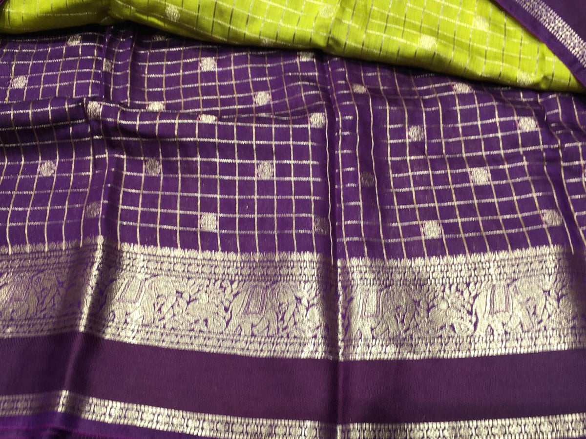 Semi Crape Saree
