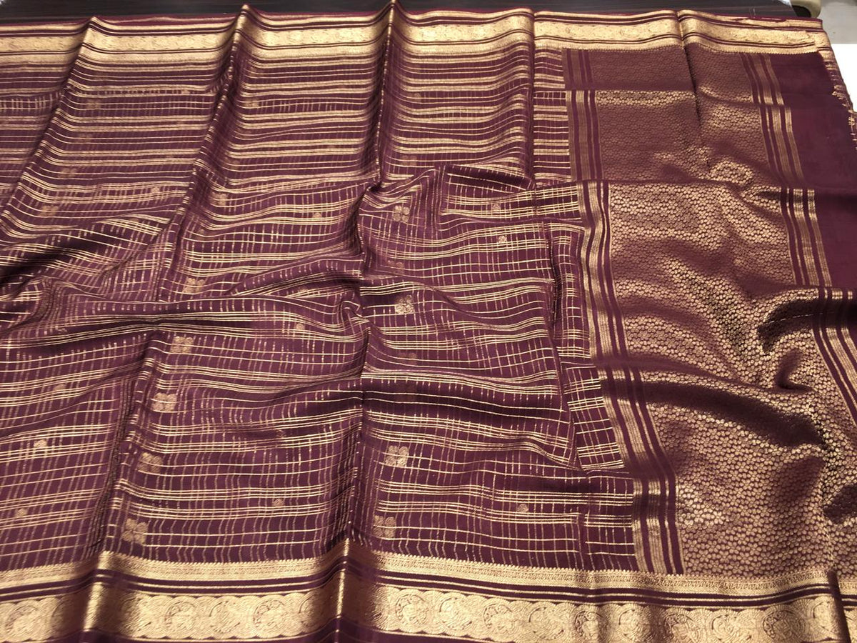 Semi Mysore Crape Silk