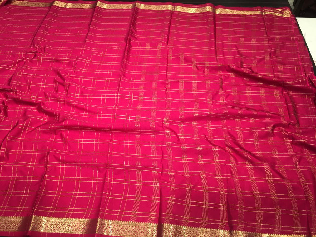 Semi Mysore Crape Silk