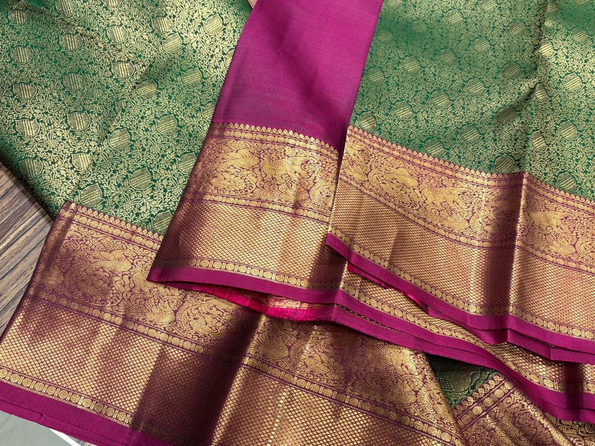 Pure Kanchipuram Broced Silk