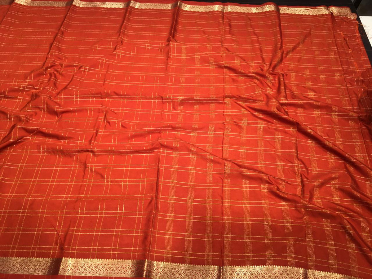 Semi Mysore Crape Silk