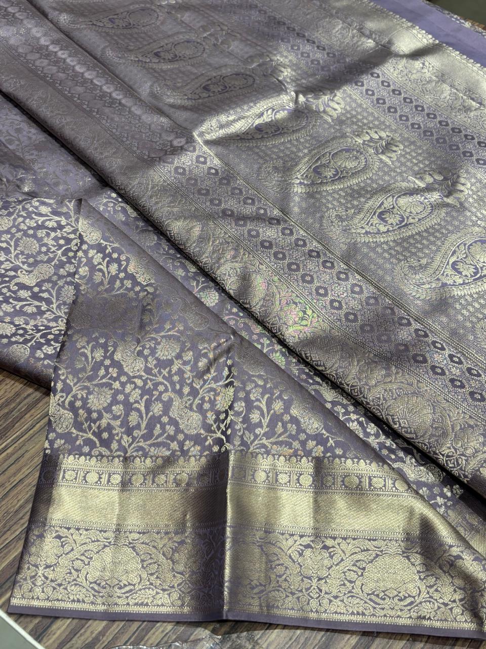 Pure Kanchipuram Broced Silk