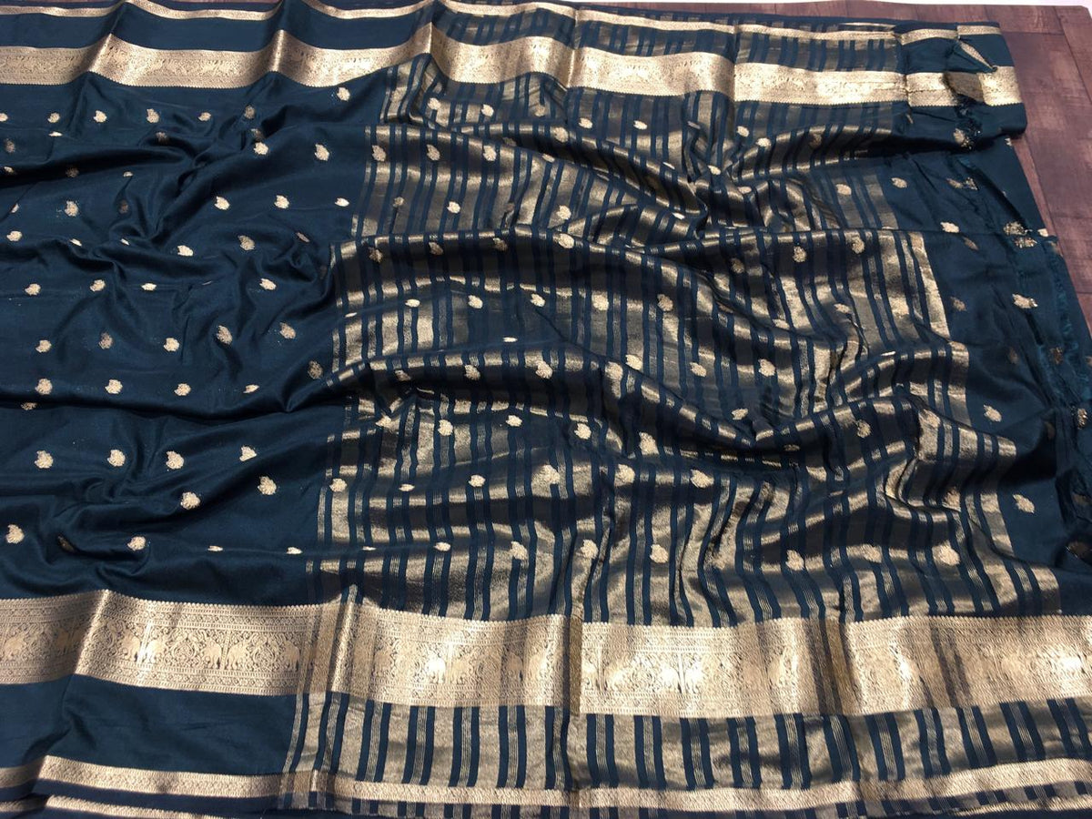 Semi Mysore Crape Silk