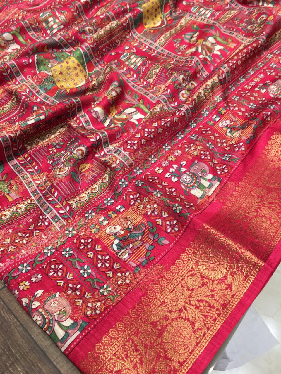 Kalamkari Saree