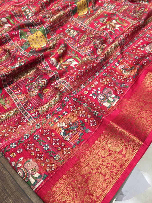 Kalamkari Saree