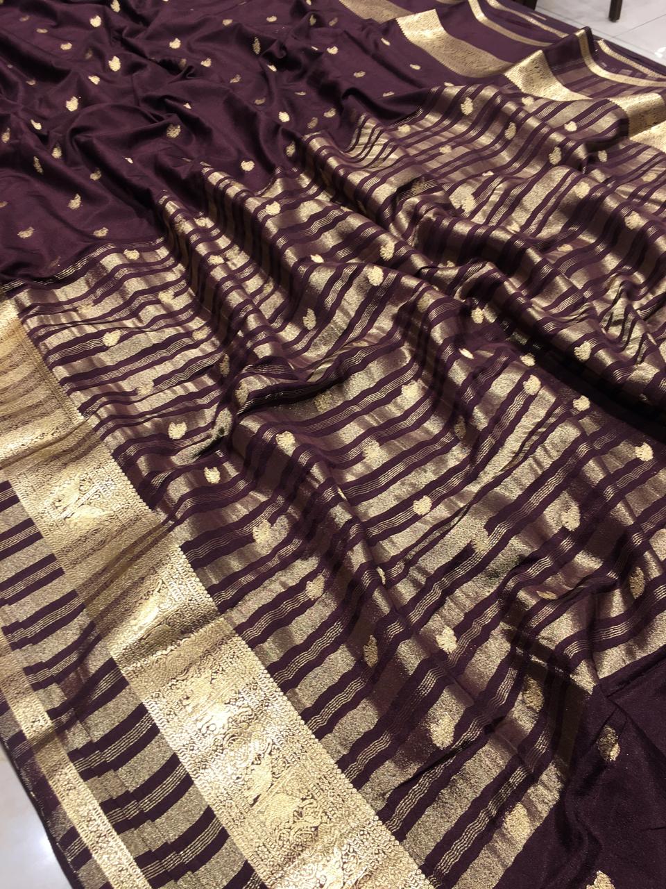Semi Mysore Crape Silk