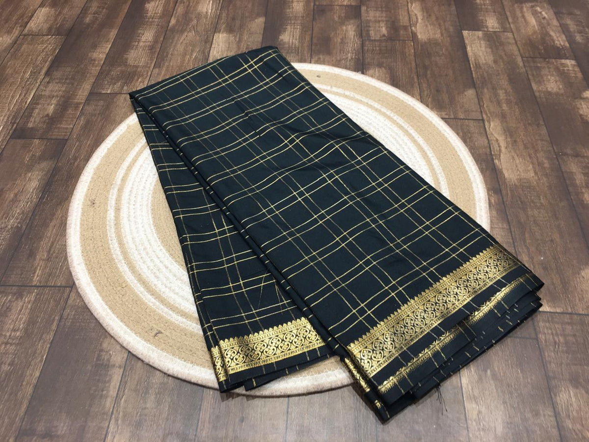 Semi Mysore Crape Silk