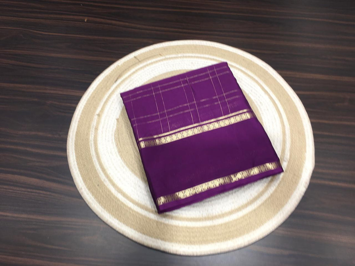 Semi Mysore Crape Silk