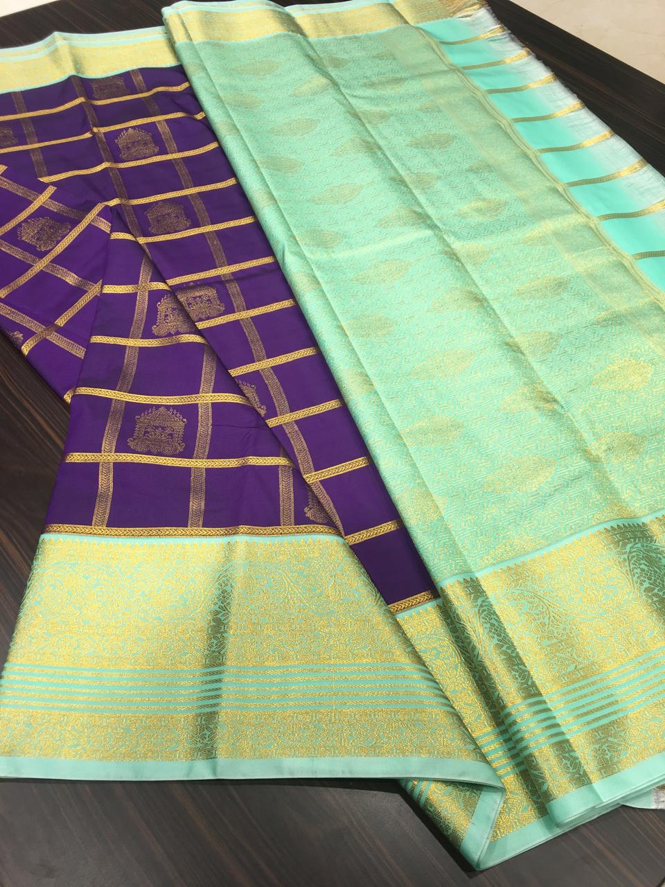 Semi Kanchipuram Silk