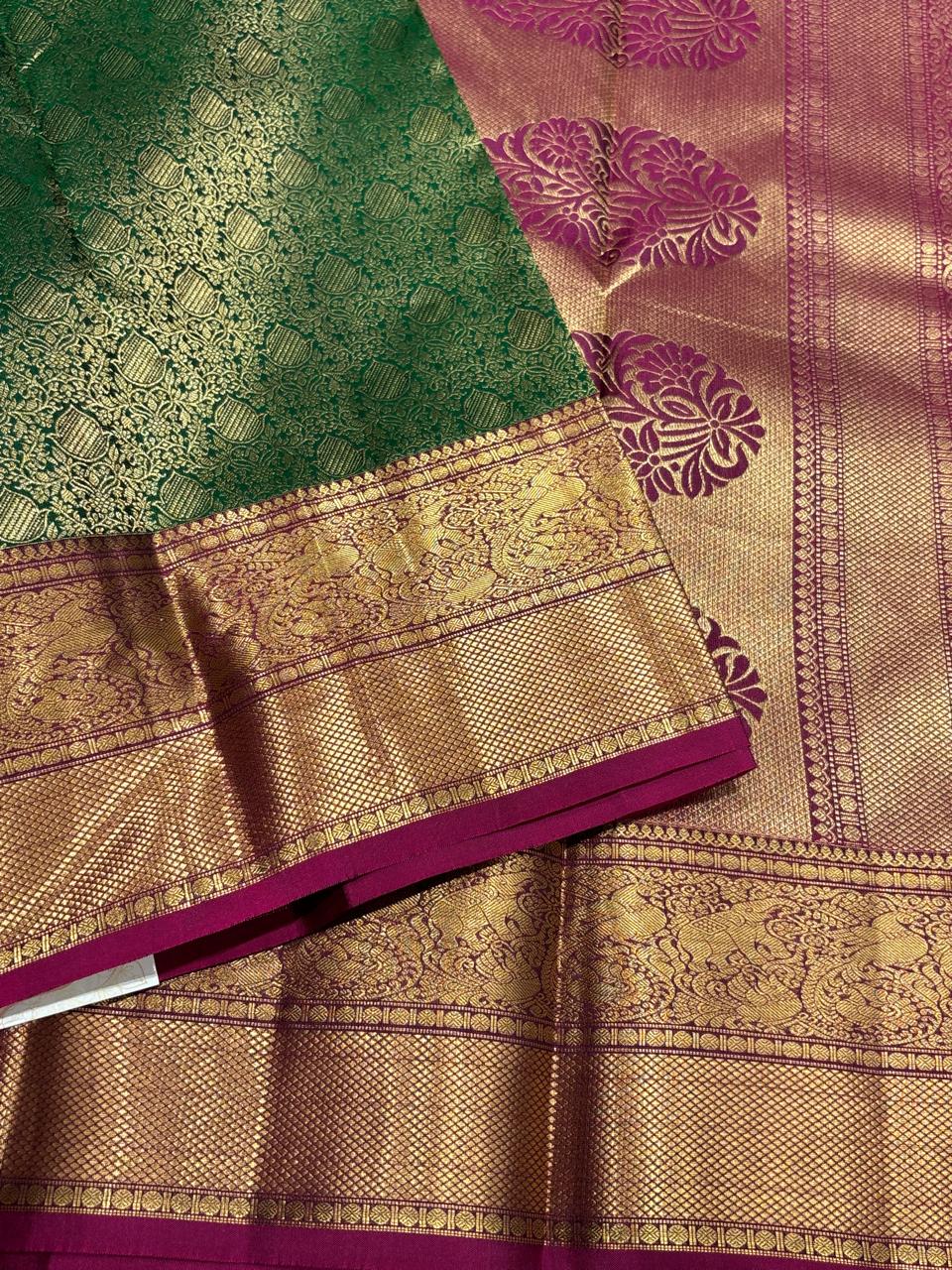 Pure Kanchipuram Broced Silk