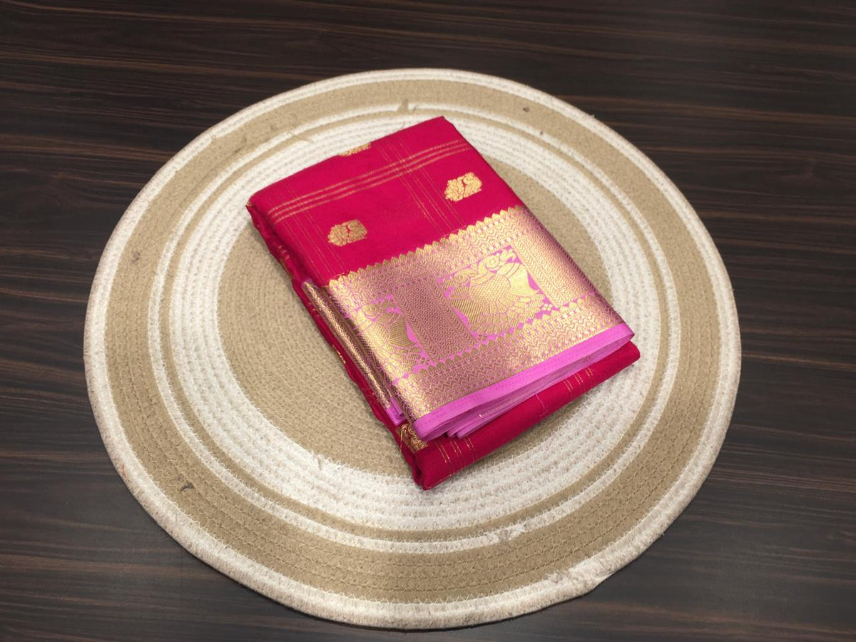 Semi Mysore Crape Silk