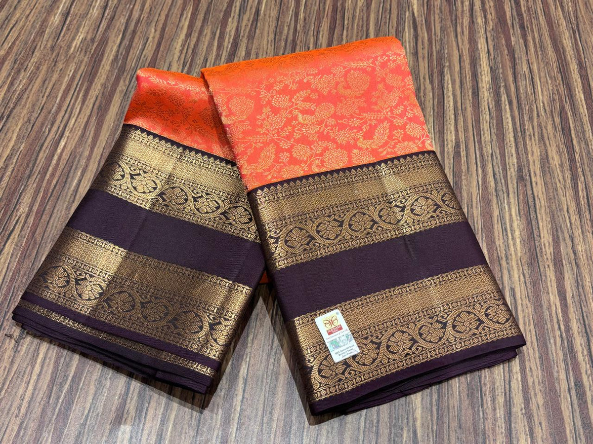 Pure Kanchipuram Broced Silk