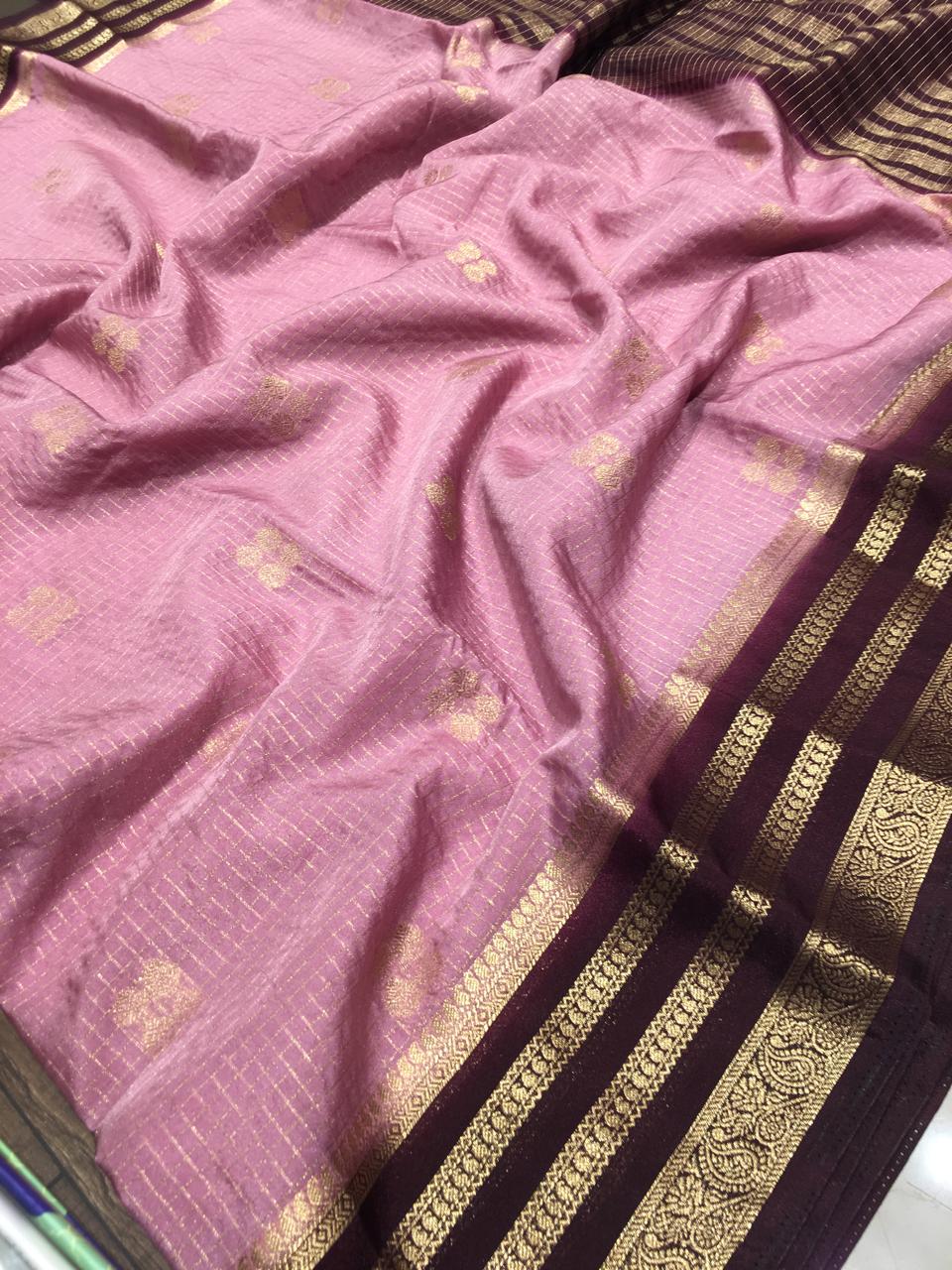 Semi Mysore Crape Silk
