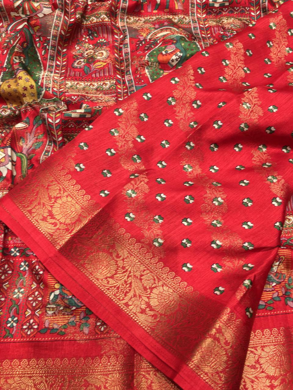 Kalamkari Saree