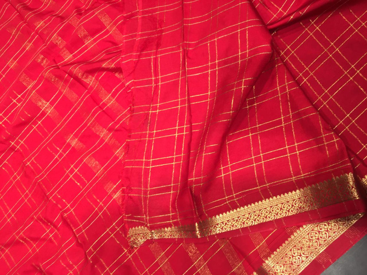 Semi Mysore Crape Silk