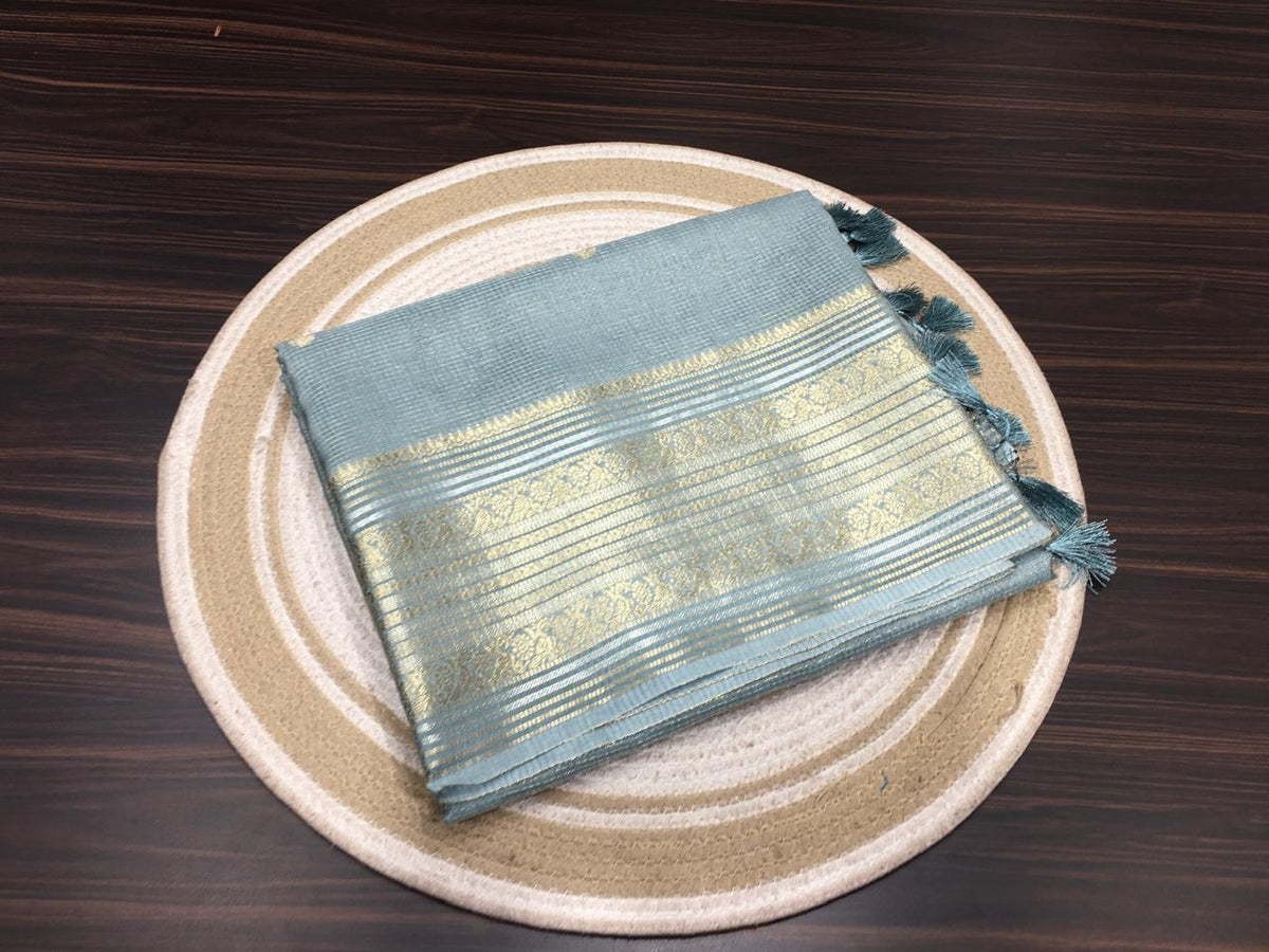 Semi Mysore Crape Silk