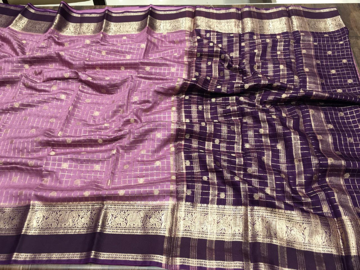 Semi Crape Saree