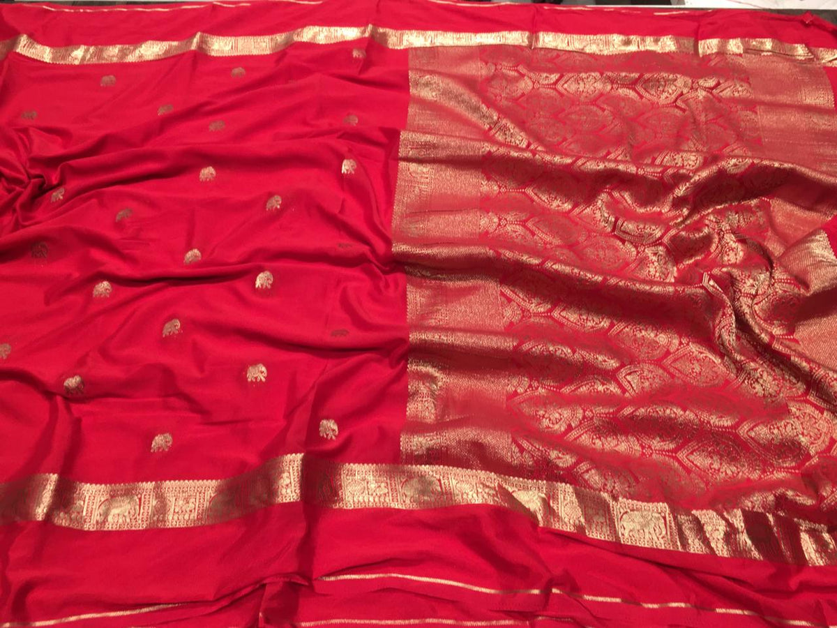 Semi Mysore Crape Silk