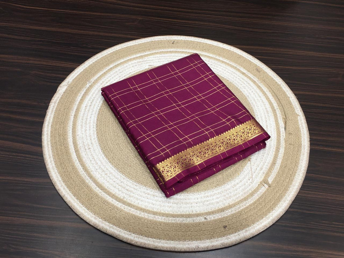 Semi Mysore Crape Silk
