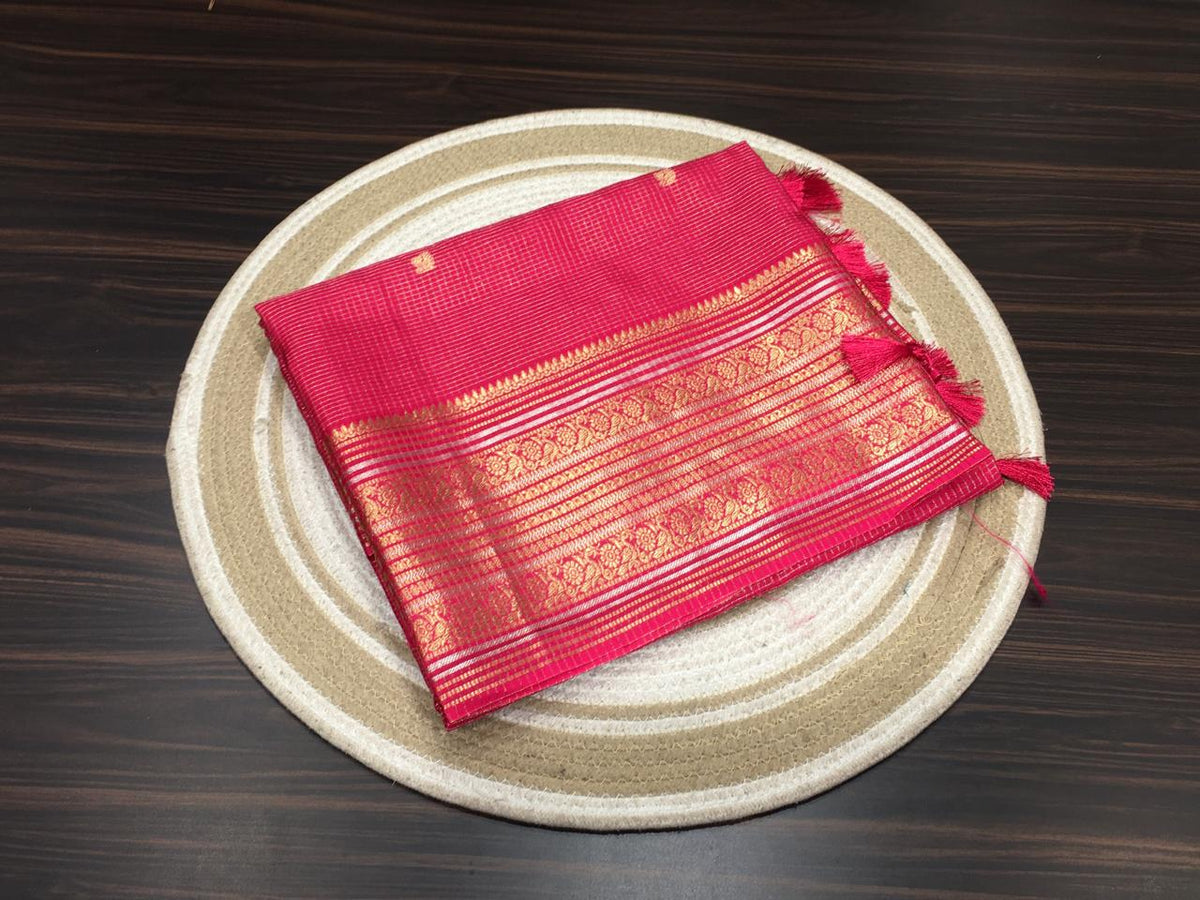 Semi Mysore Crape Silk