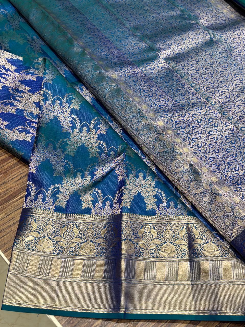 Pure Kanchipuram Broced Silk