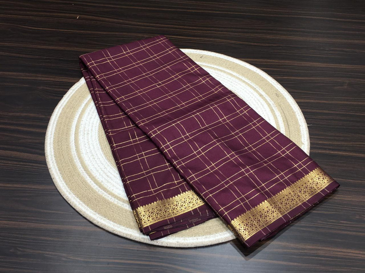 Semi Mysore Crape Silk