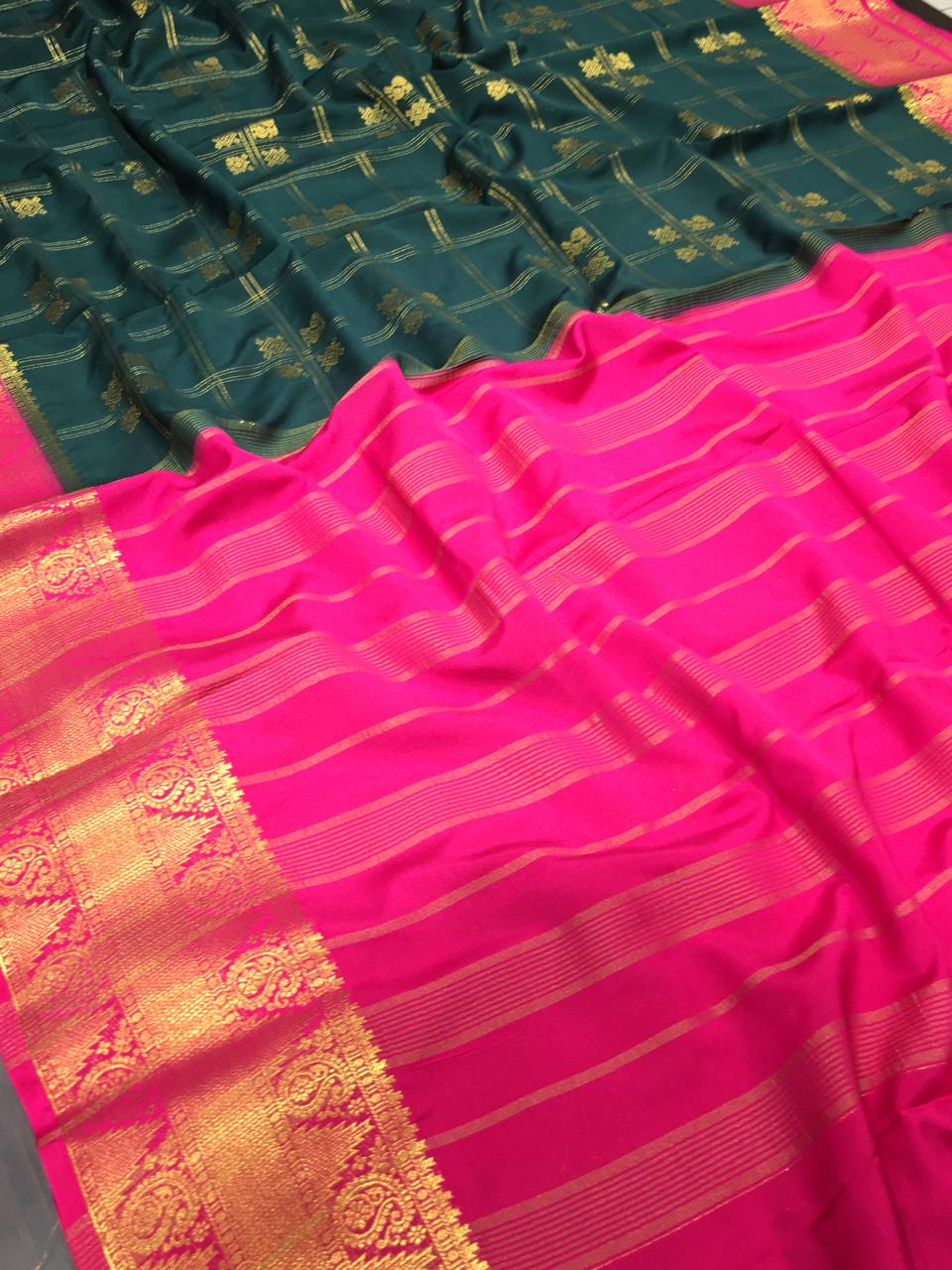 Semi Mysore Crape Silk