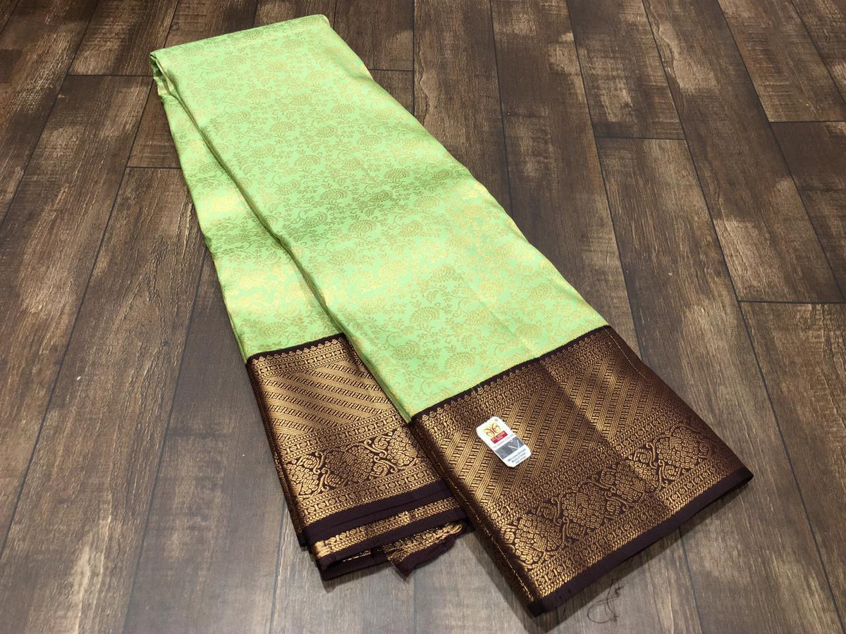 Pure Kanchipuram Broced Silk