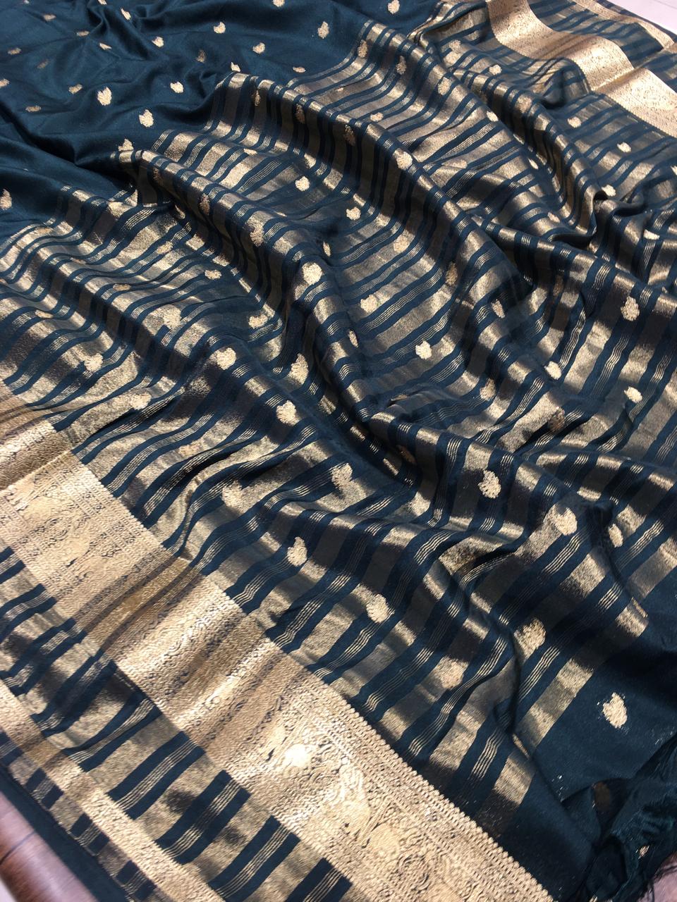 Semi Mysore Crape Silk